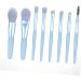 Baluue 8pcs Makeup Brush for Woman Mini Makeup Brushes Eyeshadow Makeup Brushes Facial Kit Wooden Blue 14x1x1cm Blue - Buy Online on GoSupps.com