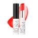 BOM COSMETICS Dewy Lip Balm #2 PURE RED Sheer Glow Lip Care with Vitamin E and Shea Butter for Hydration Nourishment and Plump Lips Buildable Juicy Shine in 7 Lively Colors Korean Lip Makeup
