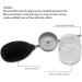 Jauarta Hair Fibers Spray Applicator Hair Thickening Building Fiber Pump Spray Atomizer - Buy Online on GoSupps.com