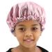 ELIHAIR Kids Satin Bonnet - Adjustable Sleeping Cap for Natural Hair - Reversible Pink/Purple - One Size - Teens, Toddlers, Children, Babies - Buy Online on GoSupps.com