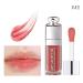 Unyoke Hydrating Lip Glow Oil: Tinted Lip Care Oil for Dry Lips - Non-Sticky Formula with Big Brush Head - Prevents Cracked Lips - Plumping Lip Oil Gloss Tinted - Buy Online on GoSupps.com