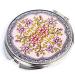 Mother of Pearl Flower Design Compact Cosmetic Pocket Purse Makeup Mirror - Buy Online on GoSupps.com