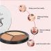 3-in-1 Make-Up Palette: Multicolored Face Highlight Concealer & Contour Powder | Durable Cosmetic Foundation - Buy Online on GoSupps.com