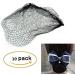 KKTech Invisible Elastic Edge Hair Nets 15pcs Pack - 50cm Black Mesh Hairnet - Buy Online on GoSupps.com