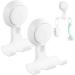 Petufun Wall-Mounted Shower Shaver Holder - Self-Adhesive Suction Hooks for Razors Towels & Luffas - Ideal Bathroom Organizer - Buy Online on GoSupps.com