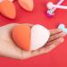 Housoutil Heart-Shaped Makeup Sponge Set - 6 Boxes of Highlighter & Eyeshadow Applicators for Flawless Skin Care | Travel-Friendly Makeup Tools - Buy Online on GoSupps.com