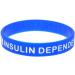 Set of 5 Type 1 Diabetes Silicone Bracelets - Insulin Dependent Diabetic Awareness Wristbands - Buy Online on GoSupps.com