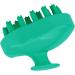 Collbath Silicone Massage Brush for Scalp & Hair - 9.5x7cm Green | At-Home Cleaning & Massage Device - Buy Online on GoSupps.com