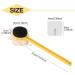 2 Pack Long Handle Shower Body Brush with Soft Bristles and Loofah - Exfoliating Bath Brushes for Women and Men - Buy Online on GoSupps.com