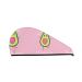Hair Towel Wrap Hair Drying Towel with Button Towel Turban Head Towel to Dry Hair Quickly (Cute Avocado)