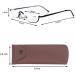Kokobin Half-Frame Reading Glasses - Metal Crescent Lens +1.5 | Spring Hinges for Men & Women | 3-Pack Narrow Readers - Buy Online on GoSupps.com