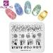 Kads Nail Art Stamping Template - Flower Pattern Stencil | 4pcs Manicure Supplies for Stunning Nail Art - Buy Online on GoSupps.com