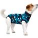 Buy Suitical Recovery Suit for Dogs - Medium Blue Camouflage | 1 Pack - International Shipping Available - Buy Online on GoSupps.com