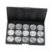 Beavorty 15 Travel Cosmetic Case Empty Eyeshadow Makeup Cases Empty Cosmetic Foundation Concealer Make up Kit