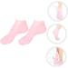 FRCOLOR 2 Pairs Sock Heels Booties for Women Lotion Sebs Sole Pads Skin Soles Dry-Proof Skin Protect Soles Foot High Heel Moisture Cream Short Boots Women's Gel Pink - Buy Online on GoSupps.com