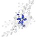 FRCOLOR Set of 3 Bridal Hair Jewellery Flower Hair Bridal Hair Clip Tiara Hair Pin Hair Accessories Made of Rhinestone Headpiece Made of Artificial Pearls European and American Accessories Comb - Buy Online on GoSupps.com