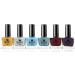Beauty4Britain Set of 6 Pearl Nail Polish 6 Modern Pearl Shades Classic Colours Art Gift Box Fancy - Buy Online on GoSupps.com