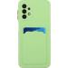 Buy Tivenfezk Nadoli Ultra Thin Silicone Case for Samsung Galaxy A33 5G - Shockproof Scratch-Resistant Wallet Cover with Credit Card Holder - Green - Buy Online on GoSupps.com