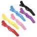 Crocodile Clips Hair Sectioning Hair Clips For Styling Colorful Hair Clips Hairdressing Clips for Salon Hair Cutting Clips for Hairdresser(10pck) (6 blue + yellow + black + purple + pink + red) blue + yellow + black + purple + pink + red 6