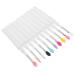 Lurrose make-up lipstick cosmetic brush 10 pieces eyes shadow brush silicone head lip brush