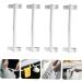 STOBAZA 4pcs Door Hook Over Door Towel Rack Door Behind Towel Stands Towel Hanging Rack Arc Towel Ring White 24X7X6CM - Buy Online on GoSupps.com