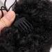 Afro Synthetic Drawstring Ponytail | Kinky Clip-In Hair Extensions for Puff Bun - High Temperature 175 - Buy Online on GoSupps.com