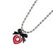 Oralgo's aesthetic pendant Halen chain Bowknot pendant necklace pearl necklace trendy punk necklace alloy alloy material for daily use metal