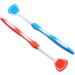 FOMIYES 6 Pack Tongue Cleaning Brush Tool - Multifunctional Tongue Scraper for Home Use - Effective Oral Hygiene - Available in Blue & Orange - Buy Online on GoSupps.com