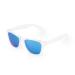 Kiddus Polarized UV400 CAT4 Sunglasses for baby from 8 months. Unbreakable no shatter lenses. Flexible legs BPA Free. Designed in Barcelona. Transparent - Blue Mirror