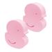 Soft Duck Shaped Bath Sponges Reusable Shower Brush and Body Scrubber Sponge Shower Scrubber for Women Adults (2Pcs Pink)