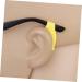 Uonlytech Silicone Glasses Holder Stands - Anti-Slip Ear Protectors & Peak Hook in Yellow - Buy Online on GoSupps.com