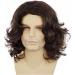 iFutniew Men'S Short Curly Brown Wig Halloween Cosplay Wig Anime Costume Wig Easy Install Easy to Use - Buy Online on GoSupps.com