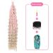 22 Inch Deep Twist Crochet Hair - 3 Packs Ocean Wave Curly Bohemian Braids Synthetic Hair Extensions for Women & Girls - Pink/18 - Buy Online on GoSupps.com