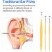 6PCS Ear Cleaner Wax Removal Tool Earpick Sticks Earwax Remover Curette - Health Cleanser and Care Spoon - Buy Online on GoSupps.com