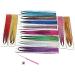 KJ BN 12 Colors Hair Tinsel Strands Synthetic Long Hairpiece for Girls Women Kids Party Long Hair - Buy Online on GoSupps.com