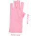 Beatifufu 1 Pair Nail Gloves Manicure Gloves Anti Uv Protection Gloves Nail Uv Gloves Uv Shield Gloves Sun Gloves Nail Molding Gel Uv Gloves for Manicure Pink Fingerless Nail Polish Spandex - Buy Online on GoSupps.com