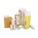 Epilwax Royal Complete Epilation Kit with: Professional wax warmer 4 roll -on wax 100 ml honey 100 epilatory strips 1 bottle 250 ml of oil after epilation - (Royal series Honig 4)