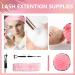 Buqikma Lash Cleaning Kit - 60ML Eyelash Extension Cleanser with Mini Fan Brushes & Separator | Ideal Lash Wash for Women - Buy Online on GoSupps.com