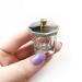 Mini Glass Dappen Dish Set with Stainless Steel Lid - Nail Art Acrylic Powder Tools - Buy Online on GoSupps.com