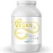 Mighty Elements veganes protein banana 1kg - 85% vegetable protein 5k protein powder protein powder without gluten lactose & milk protein protein shake muscle building