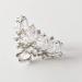 Silver Vintage Rhinestone Hair Claw with Crystal Flowers - Stylish Hair Accessories for Women and Girls - Buy Online on GoSupps.com