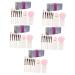 FRCOLOR 5 Sets Makeup Brush Set Tools Sponge Makeup Brush Kit Women Makeup Brush Mini Makeup Girl Makeup Brush Powder Applicator Brush Makeup Eye Brush Plastic Face White Travel Eye Shadow