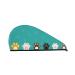 Cute Cat Paw and Dog Microfiber Hair Towel Soft Super Absorbent Hair Towel Wrap for Women Coral Velvet Quick Dry Hair Cap for Long Curly and Thick Hair