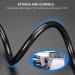 RUNGANG 4ft Bike Lock Cable - High Security 5 Digit Combination Bicycle Lock - Heavy Duty Anti-Theft - Blue - Buy Online on GoSupps.com