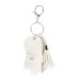 Beatifufu Perfume Bottle Set Holder Keychain Hand Travel Bottle Keychain Hand Cover Liquid Containers Keychain Portable Hand Bottle Cover 10x4.3cm White