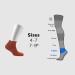 Cosyfeel Women Loose Diabetic Socks | 4-Pack Neuropathy Ankle Socks for Ladies | Super Soft Eco-Friendly Bamboo Material | Durable with Seamless Toe | Multicolour Patterns | 4 Seasons 7-9 1/2 BOMBAY BROWN - Buy Online on GoSupps.com