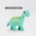 Lil' Llama Baby Teething Toys - Dinosaur Teether for Boys and Girls | Natural Rubber Squeaker | BPA-Free | Soothes Sore Gums & Teething Pain - Buy Online on GoSupps.com