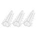 Yardwe 3pcs Vegetable Shaping Mold Pizza Kit Vegetable Forming Mould Fruit Shape Mold Flowerpot Shaped Transparent 20x6.5cm