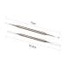 Osinee 2PCS Professional Stainless Steel Makeup Spatula Set - Essential Cosmetic Tools for Eyeshadow Nail Polish Wax & Foundations - Buy Online on GoSupps.com