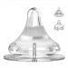 Gulicola Natural Baby Bottle Nipples  Breast-Like  Anti-Colic  Wide-Neck  0m+  Slow Flow (S)- 3 pcs S 3pcs